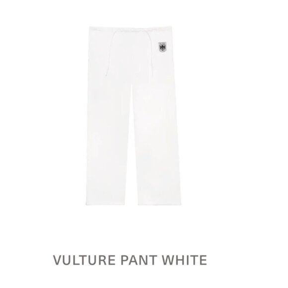 NWOT Yeezy Vultures White Sweatpants Size 3 (XL-2XL). heavyweight cotton. - Picture 3 of 6